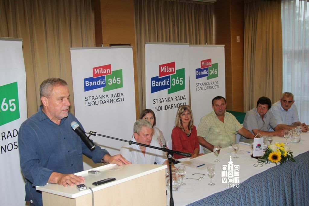 Milan Bandić nazočio na predstavljanju bjelovarske GO Bandić Milan 365 – Stranke rada i solidarno 2016 07 bandic2016 154