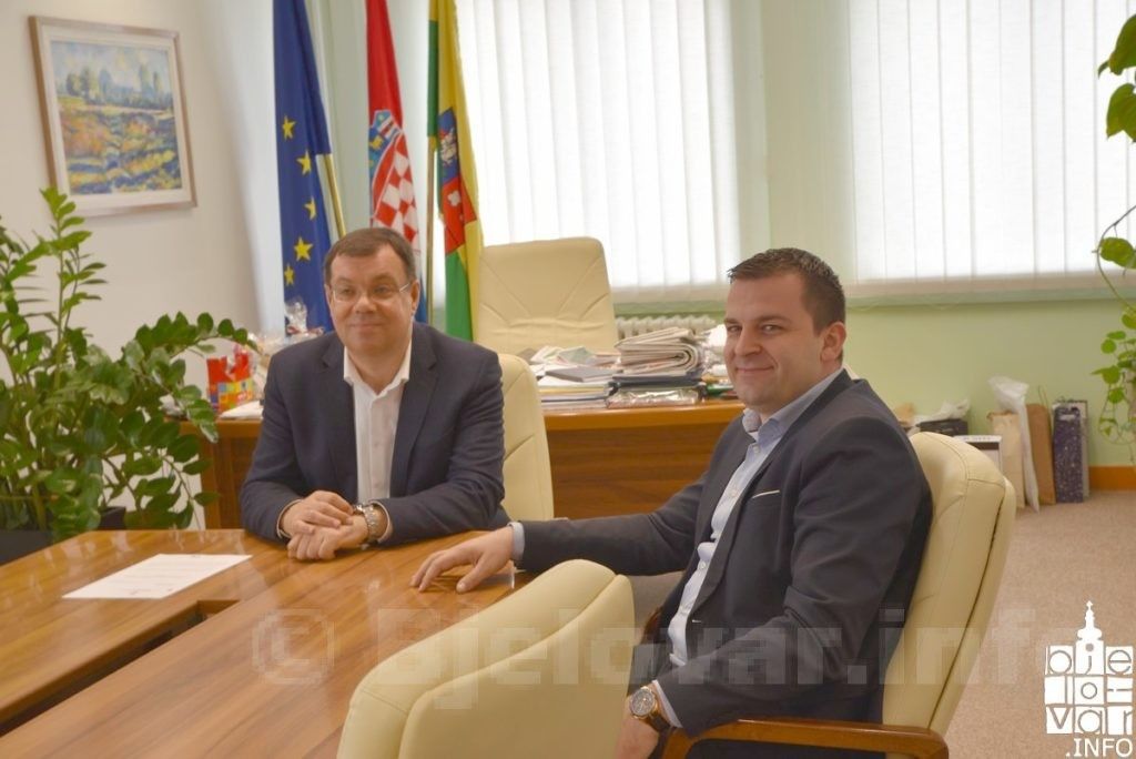 Župan Bajs i gradonačelnik Hrebak zajedno u rješavanju projekta Studentskog doma u Bjelovaru 2019 bajs hrebak 1