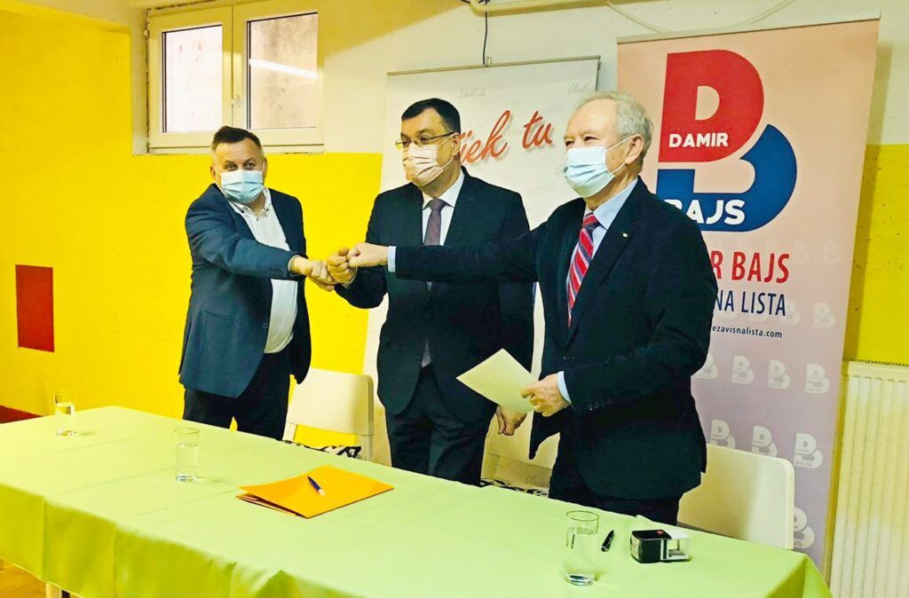 Damir Bajs Nezavisna lista i HSU potpisali koalicijski sporazum za predstojeće lokalne izbore damir bajs hsu