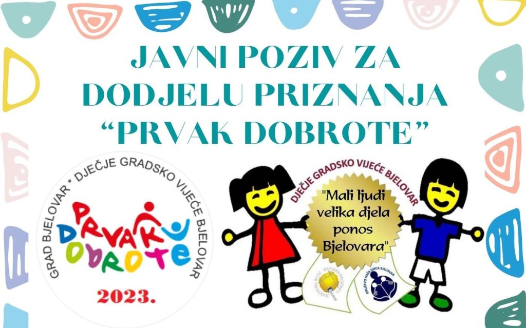 JAVNI POZIV ZA DODJELU PRIZNANJA PRVAK DOBROTE 002