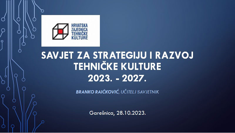 Hrvatska zajednica tehničke kulture po prvi put osnovala savjetodavno tijelo 2023 11 05 hztk 1