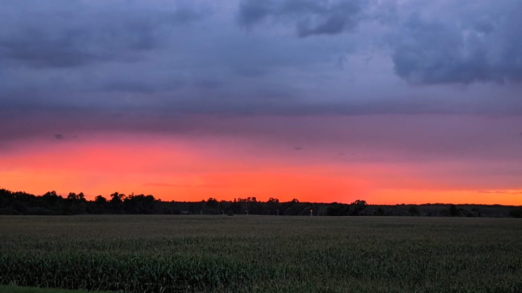 (FOTO) Bajkoviti zalazak sunca iznad Međurače i Nevinca u Bjelovarsko-bilogorskoj županiji zalazak sunca 6
