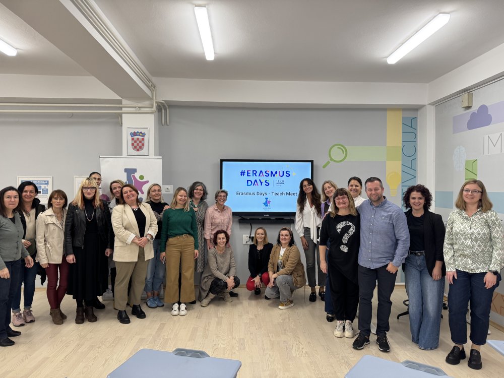 Učitelji osnovnih škola i odgojitelji BBŽ obilježili Erasmus Days 2024. Erasmus Days 2024. BBZ 1