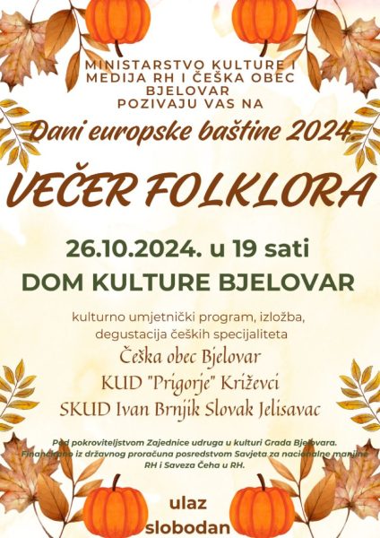 Vecer folklora Ceska obec