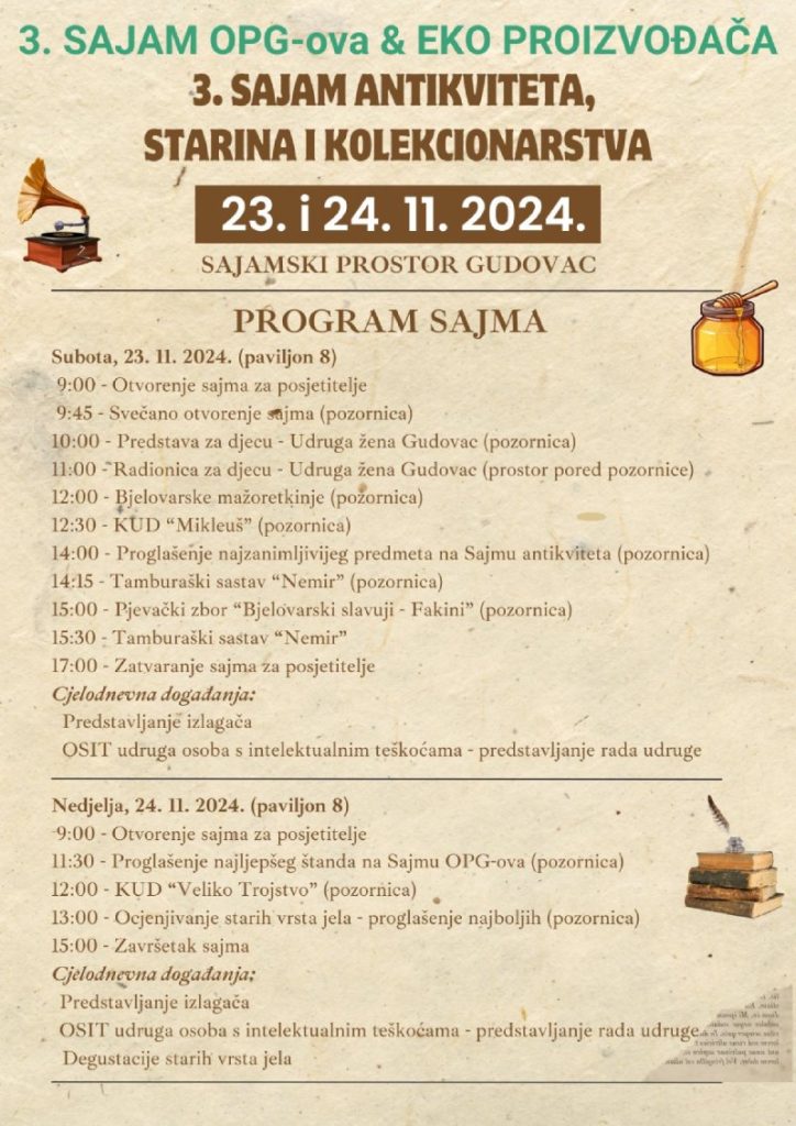 gudovac eko starine program