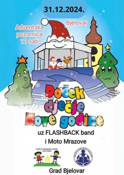 djecja nova godina 2024 plakat