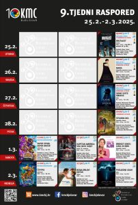 9. TJEDNI RASPORED 25.2. 2.3.2025