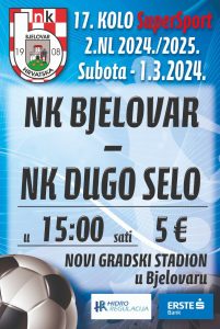 nk bjelovar najava plakat