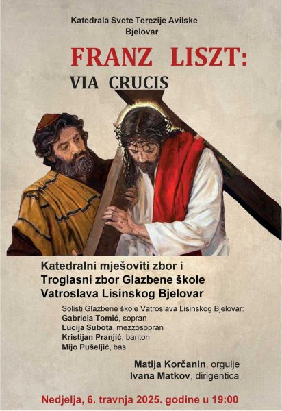 sakralni koncert glazbena skola plakat