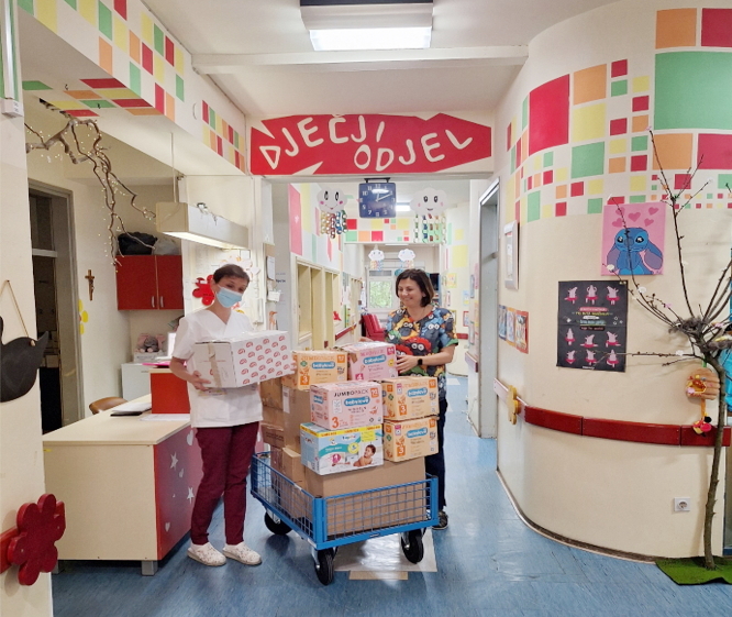 Mali vatrogasci velikog srca: Donacija stigla na Odjel pedijatrije bjelovarske bolnice 2025 05 15 donacija