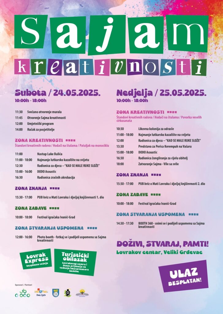 Sajam kreativnosti 2025