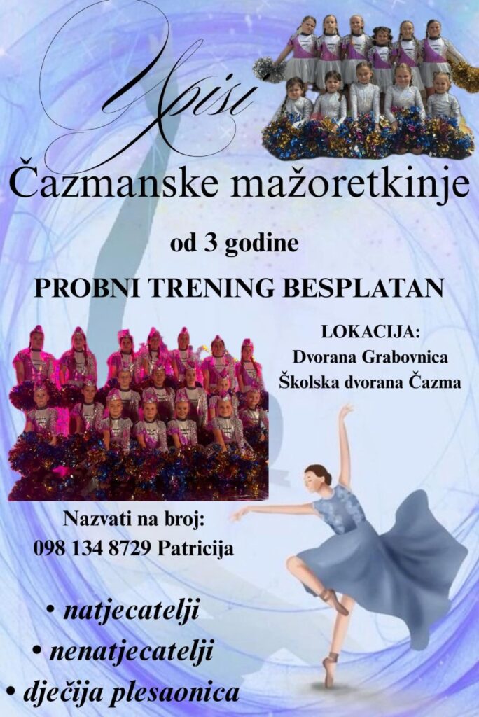 cazmanske mazoretkinje upisi 2025