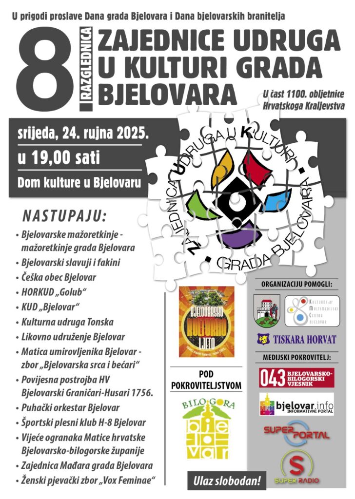 8. razglednica zajednice udruga u kulturi 2025 plakat