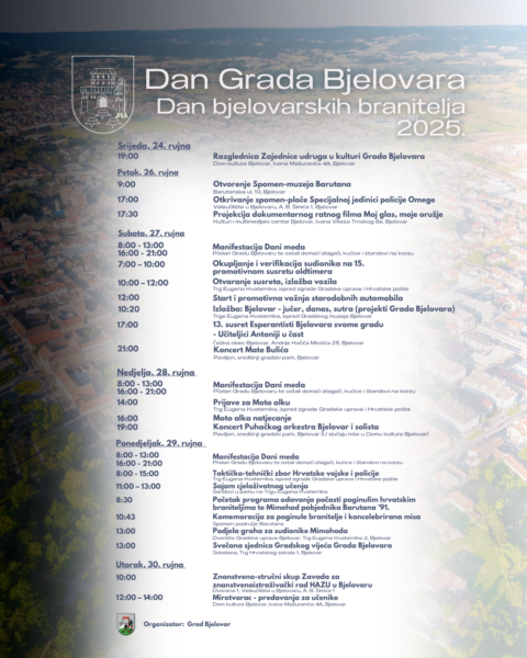 PROGRAM Dan Grada i Dan bjelovarskih branitelja 2025 1