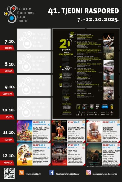 41. TJEDNI RASPORED 7. 12.10.2025