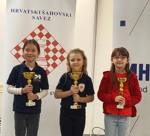 Mlade šahovske nade iz Rovišća briljirale na Prvenstvu Hrvatske: Klub ‘Ivan Dvoržak’ slavi čak tri odličja 2025 11 24 sah rovisce 4 1