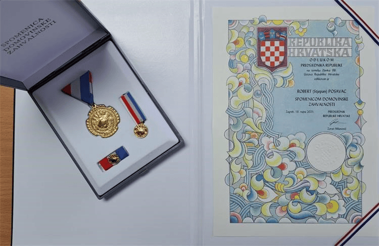Dodijeljena priznanja djelatnicima PU bjelovarsko-bilogorske za doprinos sigurnosti i službi domovini IMG 20251113 WA0003