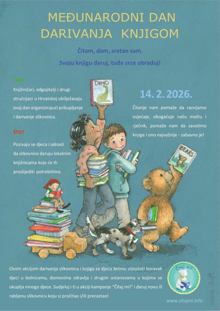 Dan darivanja knjigom plakat 2026
