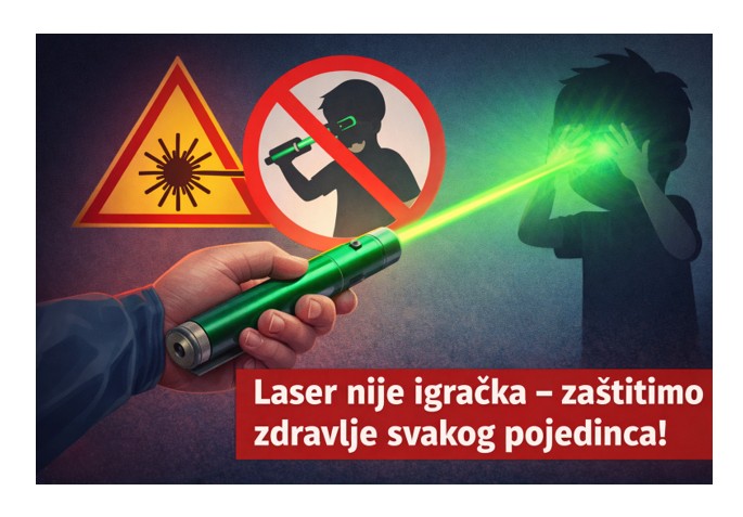 O opasnostima smo već pisali, sada upozorava i HZJZ: Laser nije igračka 2026 02 03 124455