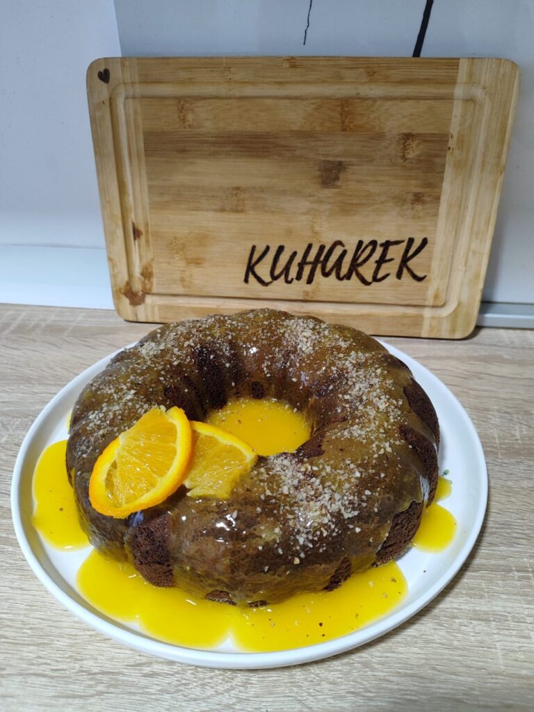 recept kuglof od kakaa i narance 1