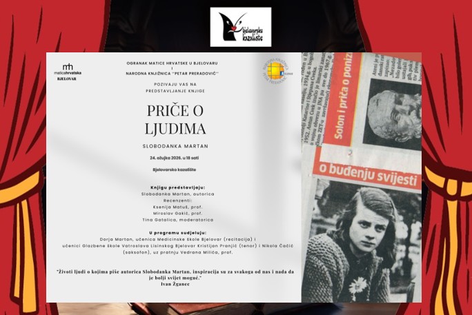 U utorak predstavljanje knjige „Priče o ljudima“ u bjelovarskom kazalištu 2026 03 20 103002
