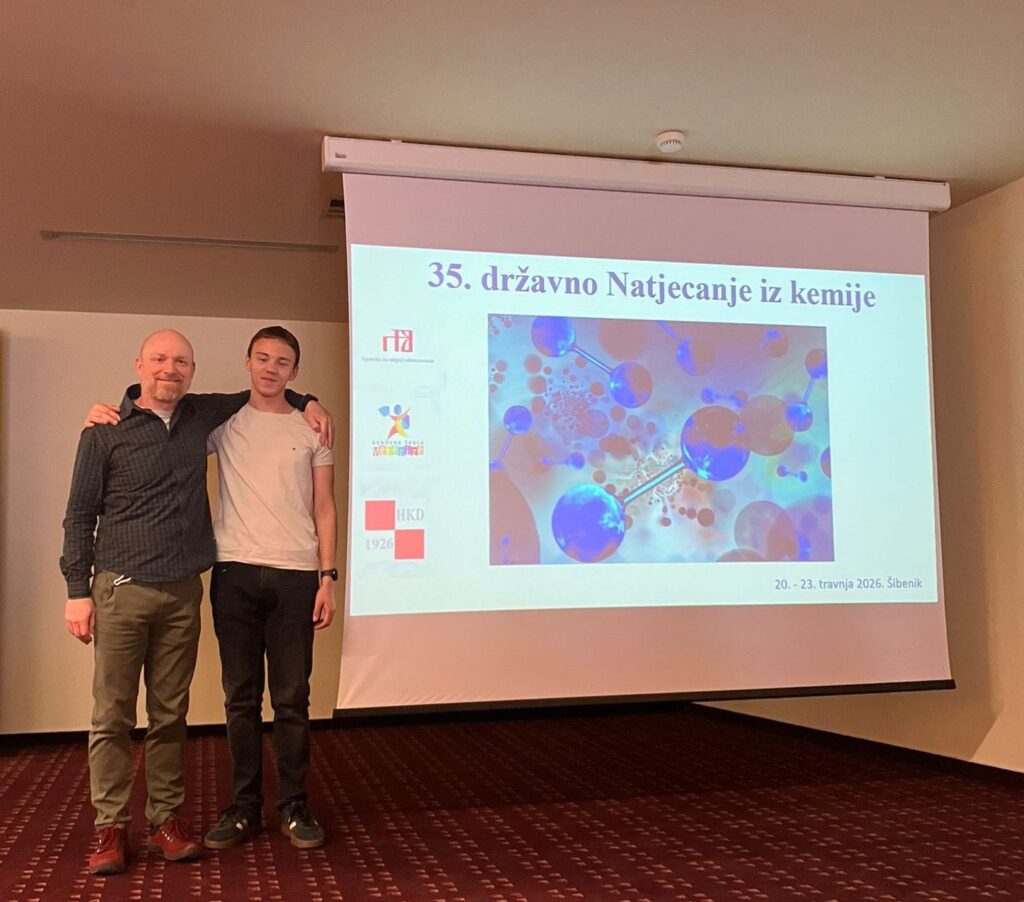 Ucenik Luka Vucemilo i mentror Hrvoje Mikuldas