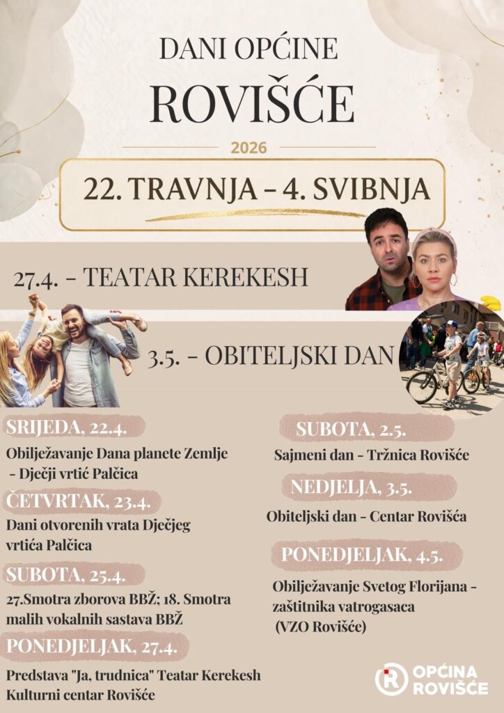 dani opcine rovisce program 2026