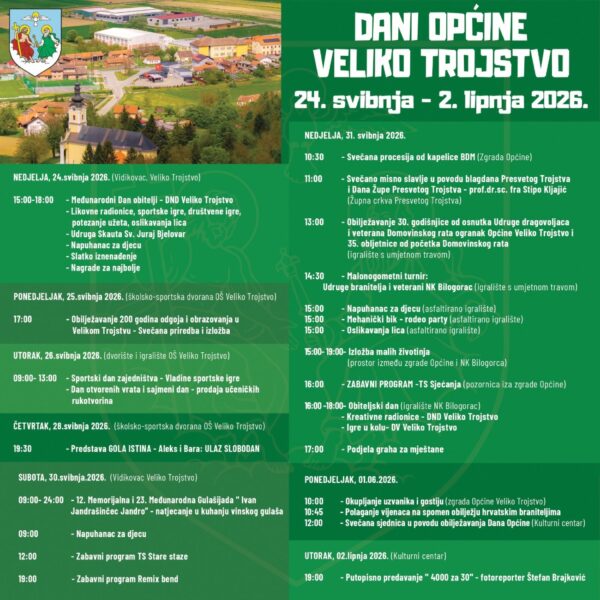 dan opcine veliko trojstvo plakat novo
