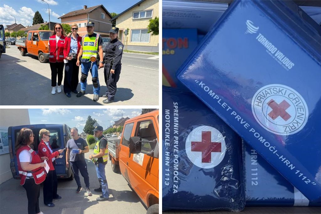 Neobična kontrola policije i Crvenog križa iznenadila građane prva pomoc policija crveni kriz 1