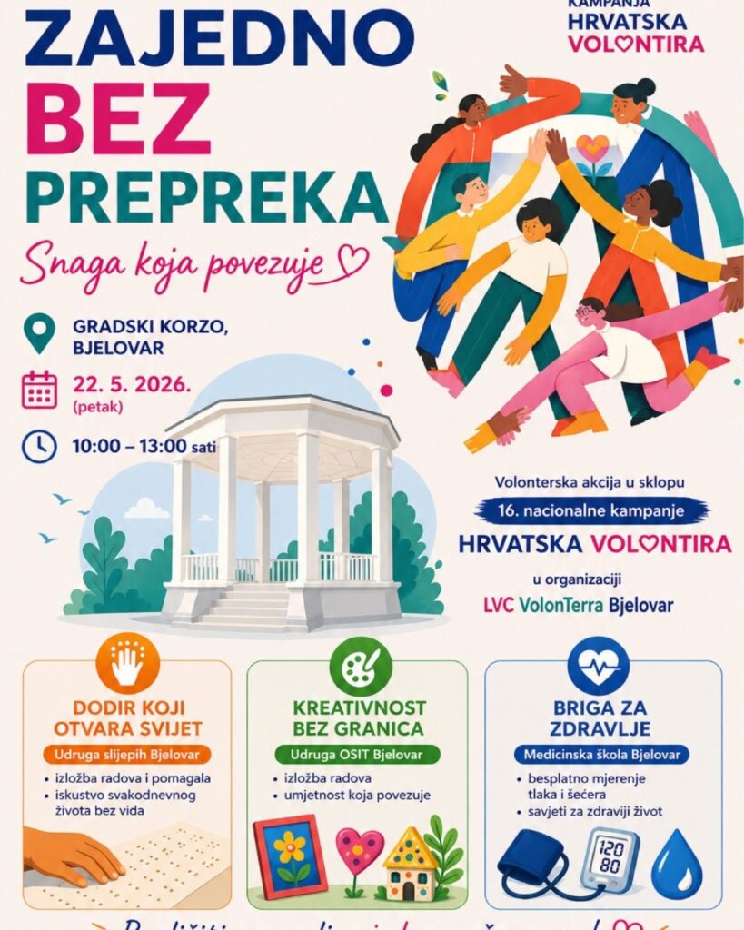 zajedno bez prepreka bjelovar