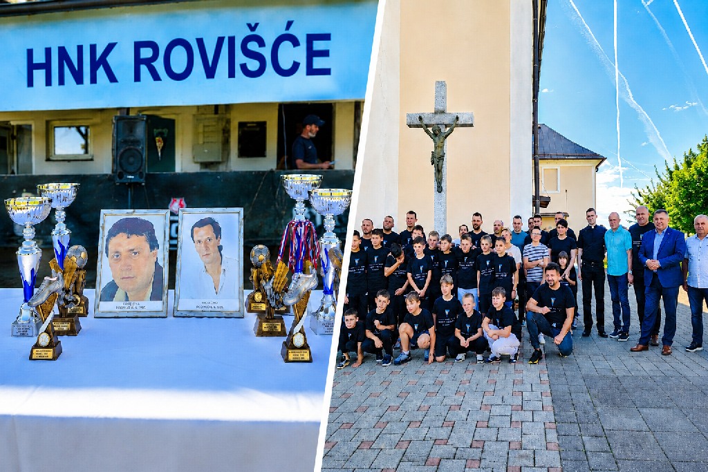 Memorijal Kukal–Petrić u Rovišću okupio mlade nogometaše i sačuvao uspomenu na poginule branitelje 2026 06 13 memorijal rovisce 1 1