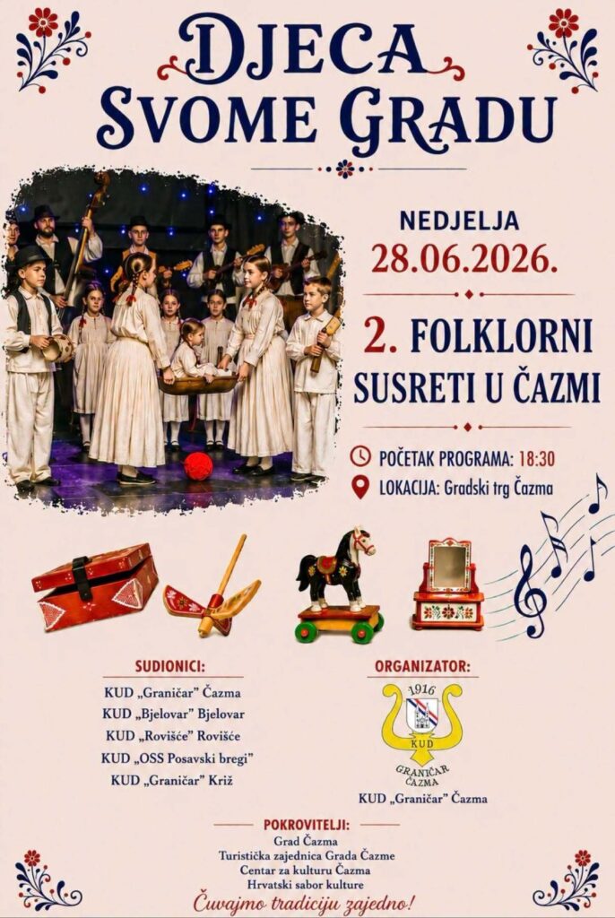 djeca svome gradu cazma folklor 2026
