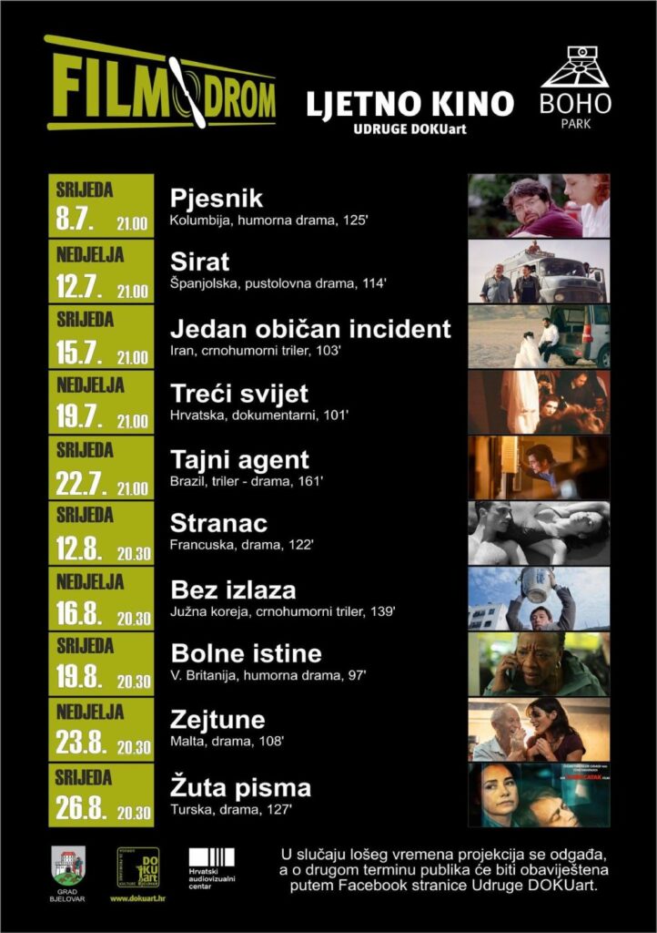 ljetno kino filmodrom 2026