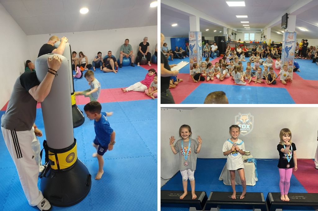 Najmlađi članovi Taekwondo kluba Fox pokazali što su naučili tijekom sezone taekwondo klub fox 1