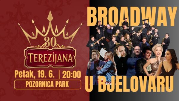 terezijana broadway u bjelovaru 2026 najava