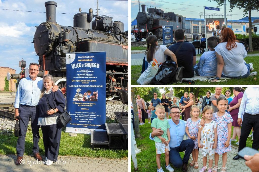 Vlak koji spaja generacije: Bjelovar proslavio 50 godina filma „Vlak u snijegu“! vlak u snijegu 50 godina bjelovar 10