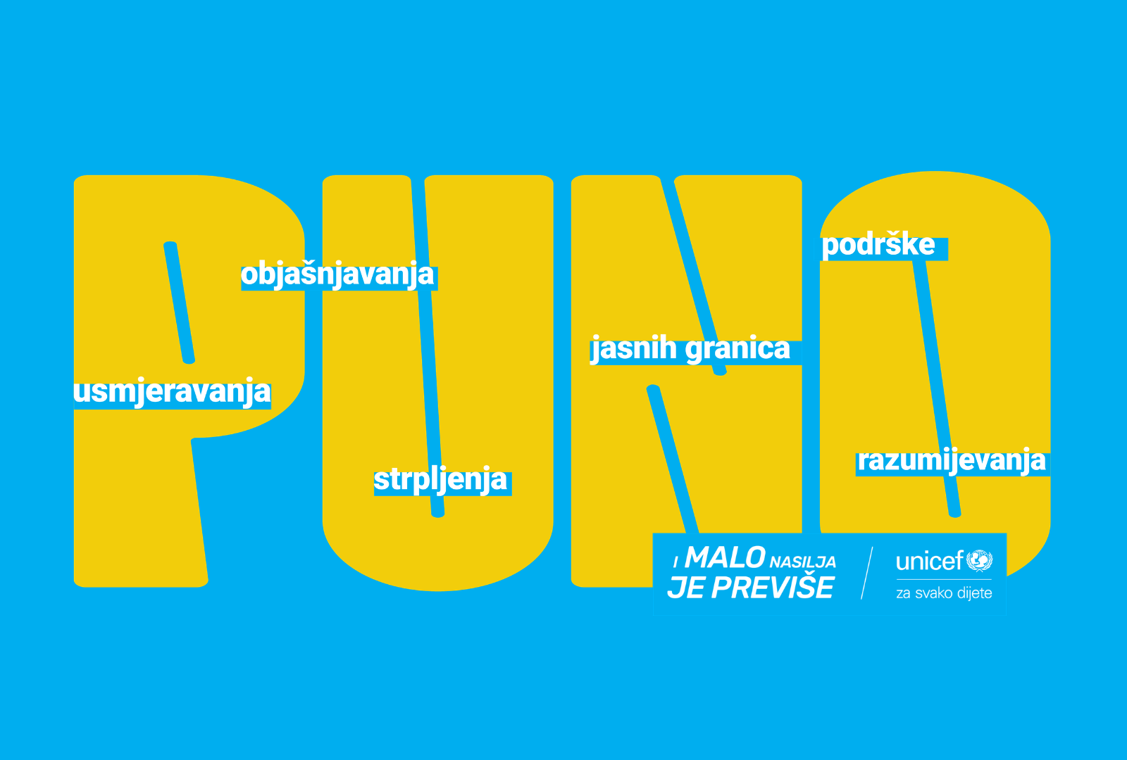 UNICEF kampanja vizual