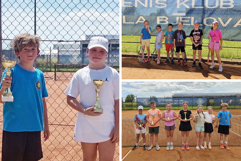 Mladi tenisači TK Sirela briljirali na domaćem turniru: Karlo Culjak osvojio svoj prvi naslov do 9 godina tenis