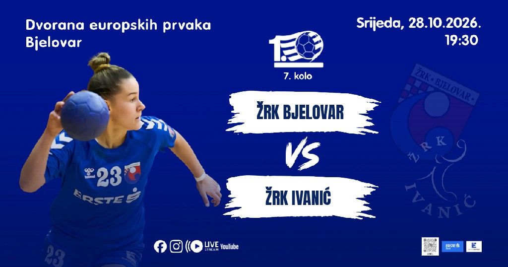 Rukometašice Bjelovara pred novim izazovom: U Dvoranu europskih prvaka stiže Ivanić! 2026 10 26 zrkbjelovar 1