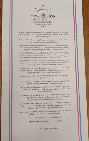 vremenska kapsula bjelovar 2026 5
