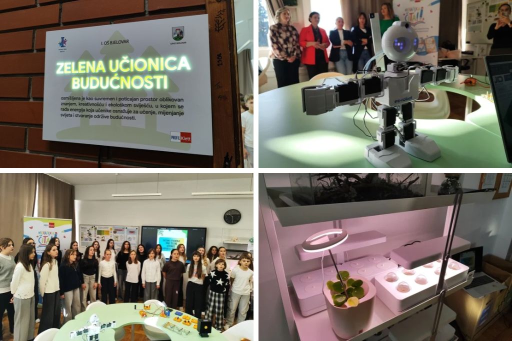 Bjelovar otvorio prvu zelenu učionicu budućnosti u Hrvatskoj! Učenici će učiti uz robote, 3D printer i pametni vrt zelena ucionica buducnosti bjelovar 1